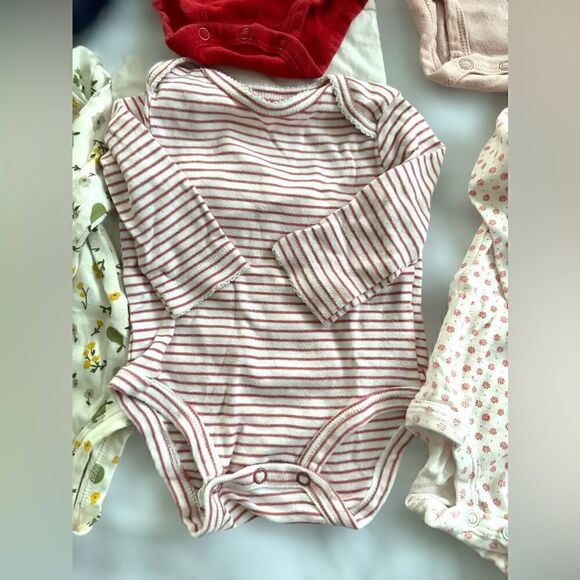 Baby Bundle Set of baby Girl 3 Month One-pieces Bodysuits Jumper  Short  Long Sl - Picture 11 of 12